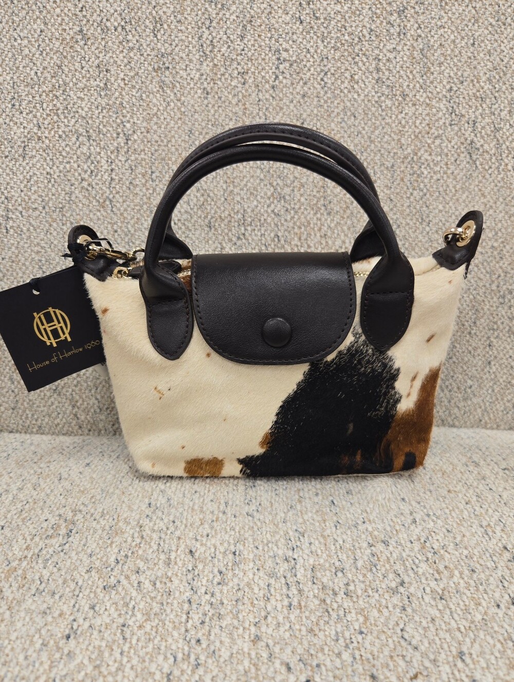 Haute Hippie Cowhide Crossbody Handbag